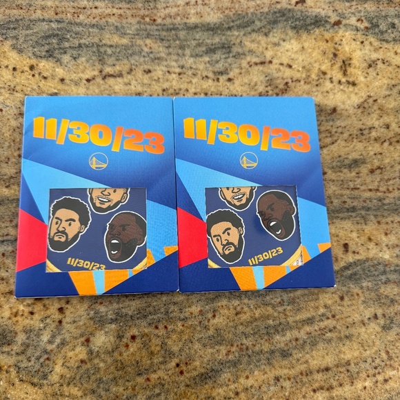 Golden State Warriors - Promo Patches (2 packages; New) - Picture 1 of 3